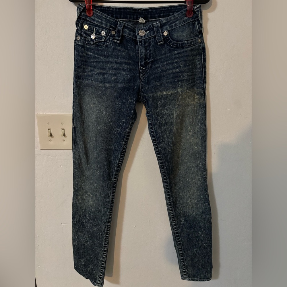 True Religion Dark Wash Skinny Jeans